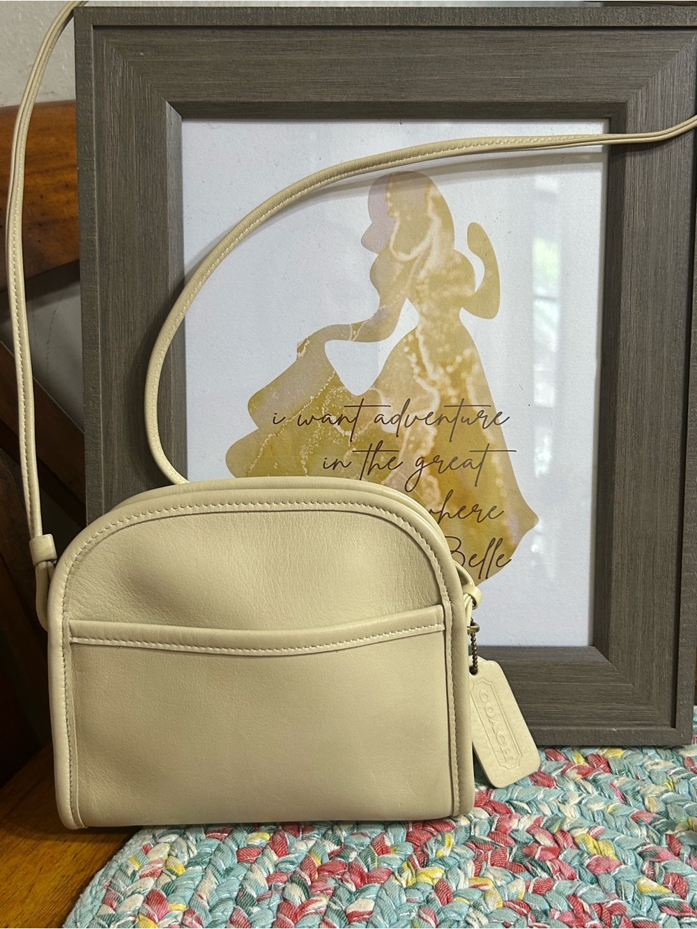 Coach Abby Leather Shoulder Bag